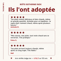 Avis de clients TACSAM sur la boîte isotherme inox 40 L