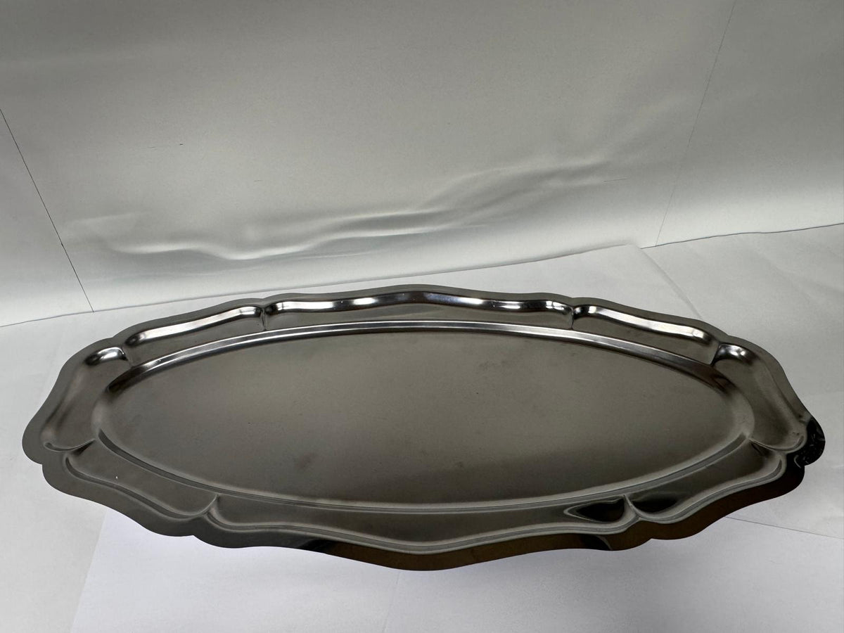 Plateau ovale en inox TACSAM