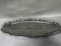 Plateau ovale inox TACSAM recouvert de sa coque transparente, photo réelle
